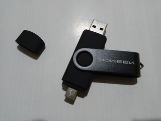 32GB OTG USB 2.0 Flash Drive 2 в 1 foto 1