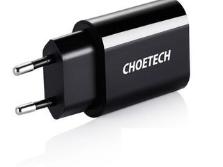 Choetech/Meiyi Fast Charghing 5V 2.4A(Max) - Incarcator rapid - Быстрая зарядка (12w)[Negru,Alb] foto 1