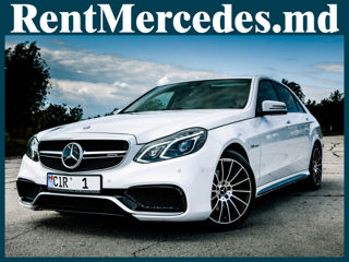 Chirie/аренда Mercedes Benz AMG E63 alb/белый foto 2