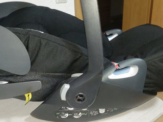 Vînd scoică auto Cybex Platinum +bază isofix cu rotire 360 grade