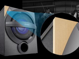 Speakers F&D A140X Black, Bluetooth, Usb Reader, Led, Remote Control, 37W / 13W + 2 X 12W / 2.1 foto 5
