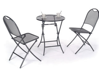 Set Mobilier De Metal Balkon (pliabil) / Credit În 10 Rate! foto 1