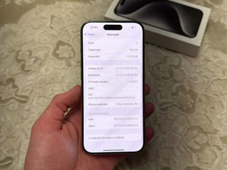 iPhone 15 Pro 128GB White Titanium foto 9