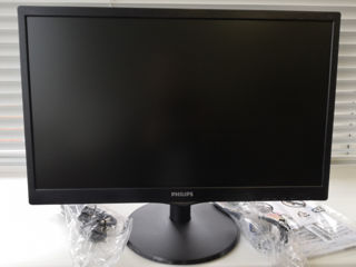 Philips 223V5 1920x1080p 21,5" VGA+DVI+переходник VGA->DP foto 1