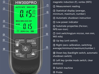 Толщиномер HW300Pro foto 6