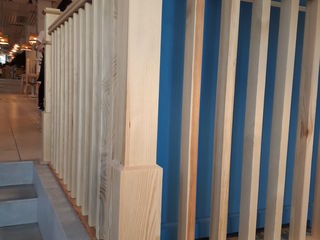 Balustrade din lemn  p/u terase, balcoane. Ограждения из дерева для терасс и балконов. foto 13