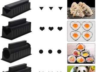 12 buc Kit de preparare sushi Набор для изготовления суши foto 5