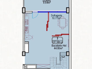 Apartament cu 1 cameră, 137 m², Durlești, Chișinău foto 3