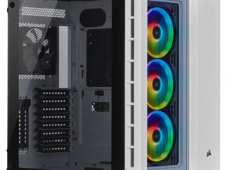 Carcasa Crystal Series 680X RGB High Airflow Tempered Glass Middle Tower fara sursa ATX alba