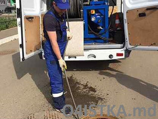 Чистка и прочистка канализации - desfundarea si curatirea canalizаrii. foto 5