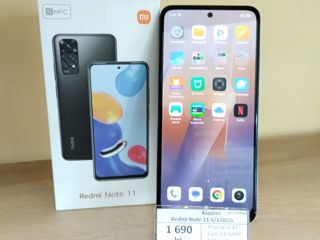 Xiaomi Redmi Note 11. 4/128 Gb.     1690 lei