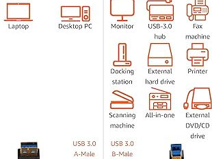 Кабель USB 3.0 1 м - USB-A to USB-B (для принтера, внешнего жесткого диска) foto 3