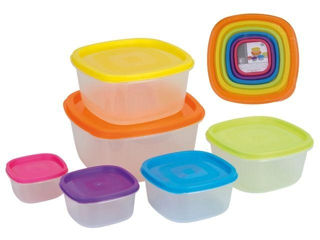 Set Containere Alimentare Eh 6Piese, Plastic foto 3