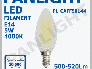 Филаментные светодиодные лампы, led filament, led лампы в Молдове, светодиодное освещение foto 7