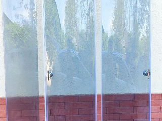 3 стекла от душ.кабины 500 лей. foto 1