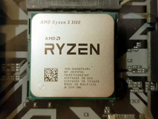 Продам Ryzen 3 3100 + Wraith Prism foto 1