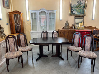 Masa cu 6 scaune,produs din lemn, Стол с 6 стульями, деревянное изделие, foto 6