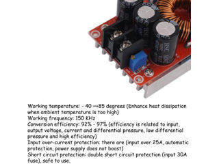 DC-DC converter (Up), In 12V, Out 93V(83V), 1200W foto 4