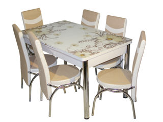 Set de masa cu scaune MG-Plus Kelebek II 0634 livrăm gratuit