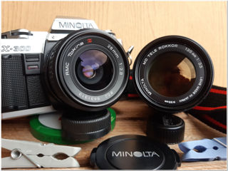 Minolta X300 Set + Rokkor F/1.4