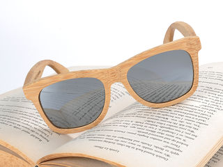 Ochelari de soare polarizati din bambus! foto 1