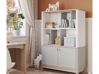 Mobilier pentru copii Biblioraft Bono Grey (100*40,5*145,5)