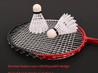 Set badminton ,,Pro badminton" nou/Комплект из двух ракеток чехла. foto 4