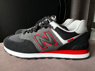 New Balance 574SM2 Black Velocity Red foto 10