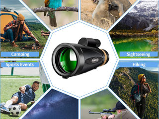 Telescop monocular 30X60 cu suport pentru smartphone foto 3