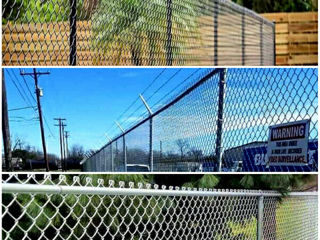 Plasă metalică cu frunze artificiale.Garduri.Automatizare porți.. foto 3