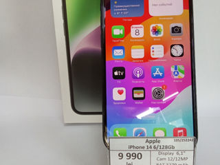 Apple iPhone 14  6/128Gb 9990 lei foto 1