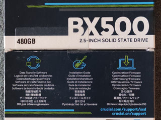 новые ssd 2.5" crucial 480gb - 800 лей, Intel 480gb - 1000 лей