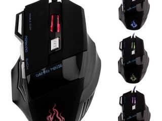 Игровая мышь gaming mouse x7 5500 точек/дюйм, 7 кнопок. foto 3