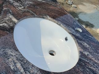 Blat, blaturi, blaturi din marmură și granit, мраморные столешницы для ванной foto 1