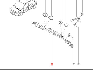 (13)Poliuretan bucse.md,Polca Жабо Renault grand scenic 3 OE668100006R,megane 2 OE 8200155123,scenic foto 2