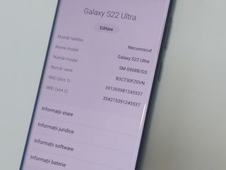 Samsung Galaxy S22 Ultra 8/128 Gb Garanție Moldcell 18490 Lei foto 3