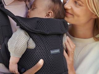 Marsupiu Babybjorn Move 3D Mesh Dove Blue