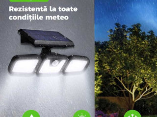 Lampa solara exterior 3 cape reglabele 72 Leduri Doar 2 bucati foto 4