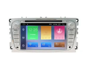 Штатная магнитола 7'' Focus S-Max Mondeo Galaxy C-Max  Android 12- 4+32GB- With carplay+CANBUS foto 1