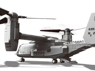 Конструктор Самолет конвертоплан V-22 460 детали (54см) foto 2