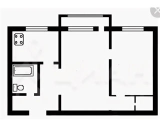 Apartament cu 2 camere, 47 m², 9 cartier, Bălți