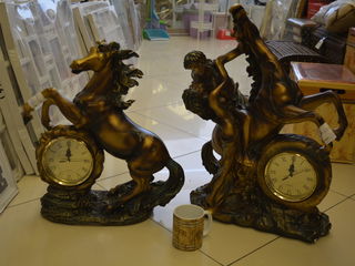 Сувенир часы конь ceas figurina cal foto 5