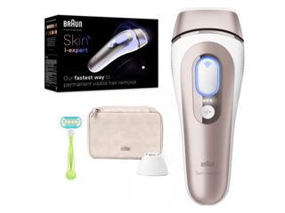 Epilator IPL BRAUN Skin i-Expert Pro 7 PL7147, 400000 impulsuri, 10 viteze, 3 accesorii, SkinPro 2.0 foto 2