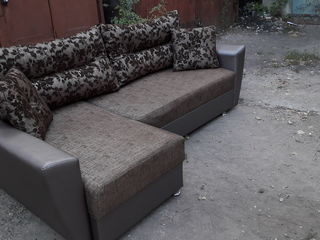 Угловой раскладной диван фирмы Комфорт в отличном состоянии. 2.50*1.45 foto 1