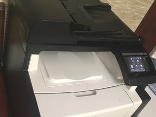 HP Color  " LaserJet Pro CM1415fnw color MFP " - multifunction printer  aproape nou foto 2