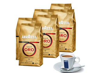 Cafea naturală boabe Lavazza Qualita Oro 100% Arabica foto 2