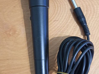 микрофон LG проводной, кабель 4 метра / джека 6,3 мм foto 3