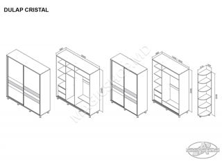 Dulap cupe CRISTAL - la un pret accesibil foto 6