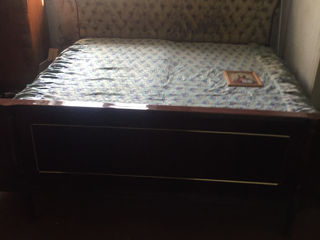 Кровать от румынского гарнитура  «Рижанс»  две тумбочки простые и диван книжка. foto 5