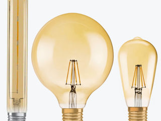 Декоративные светодиодные лампы OSRAM, лампы Эдисона в Кишиневе, ретро лампы, panlight foto 13